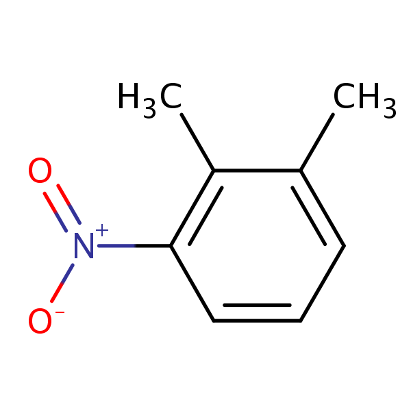 1,2-Dimethyl-3-nitrobenzene structural formula
