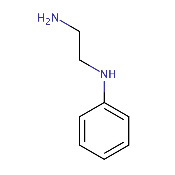 1,2-Ethanediamine, N-phenyl- structural formula