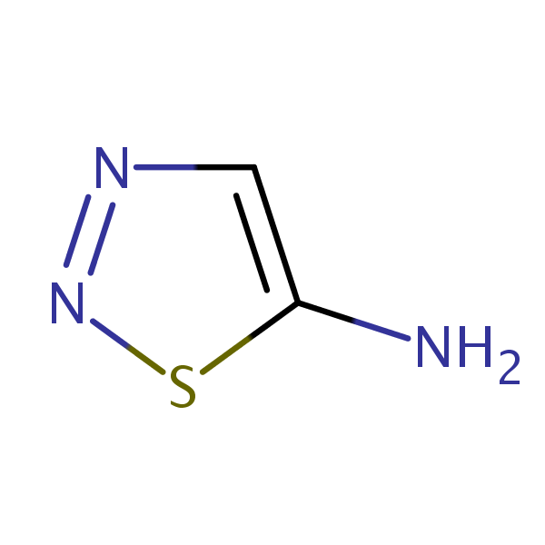 1,2,3-Thiadiazol-5-amine structural formula