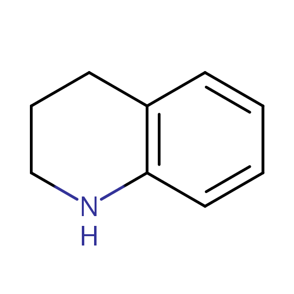 1,2,3,4-Tetrahydroquinoline structural formula