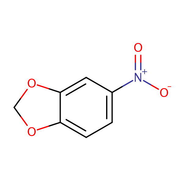 1,3-Benzodioxole, 5-nitro- structural formula