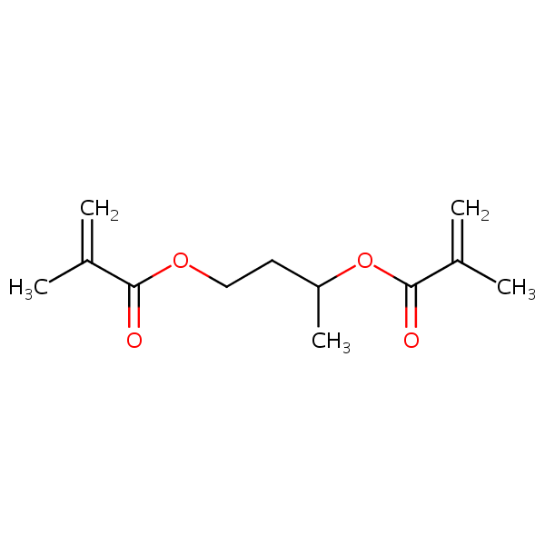 1,3-Butyleneglycol dimethacrylate structural formula