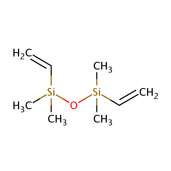 1,3-Divinyl-1,1,3,3-tetramethyl disiloxane structural formula