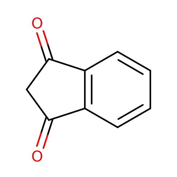 1,3-Indandione structural formula