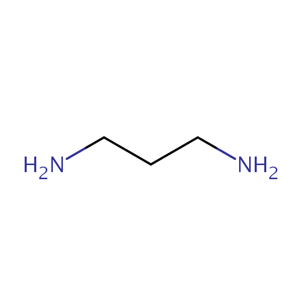 1,3-Propanediamine structural formula