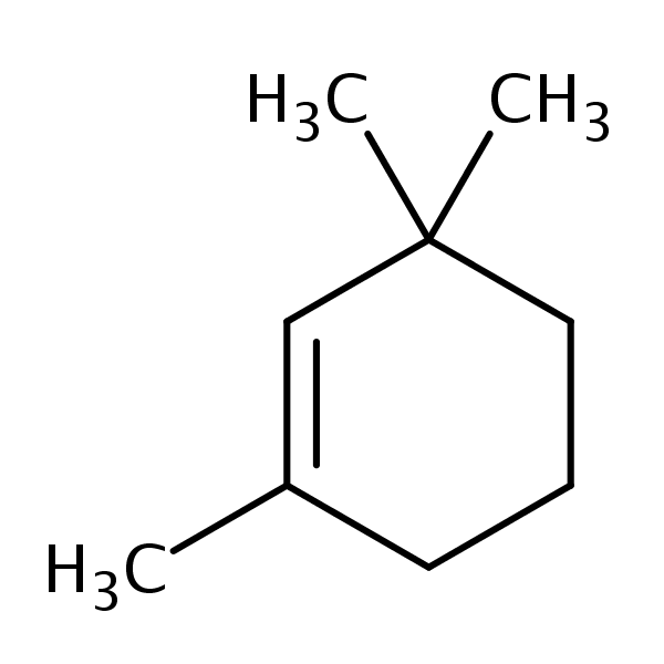 1,3,3-Trimethylcyclohexene structural formula