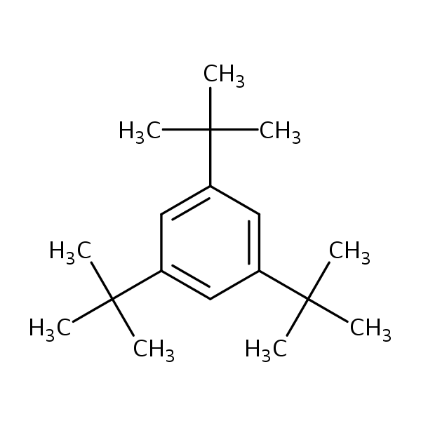 1,3,5-Tri-tert-butylbenzene structural formula