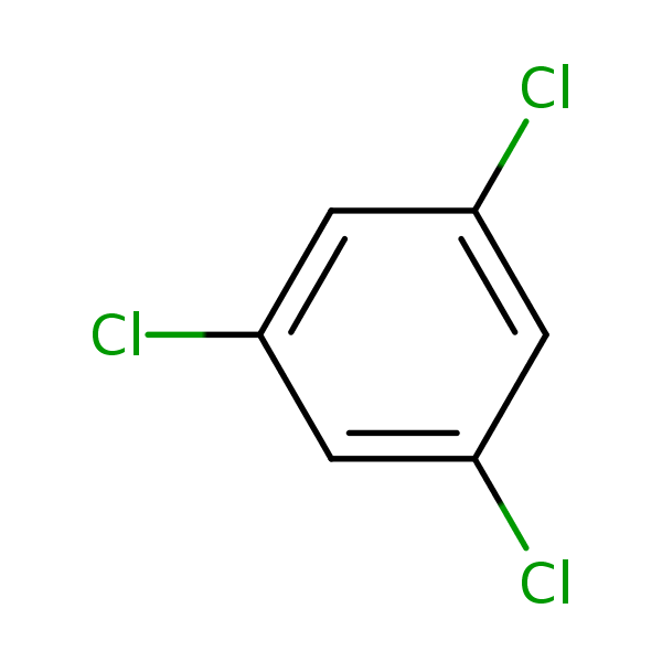 1,3,5-Trichlorobenzene structural formula