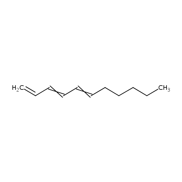 1,3,5-Undecatriene structural formula