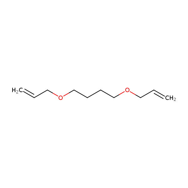 1,4-Bis(allyloxy)butane structural formula