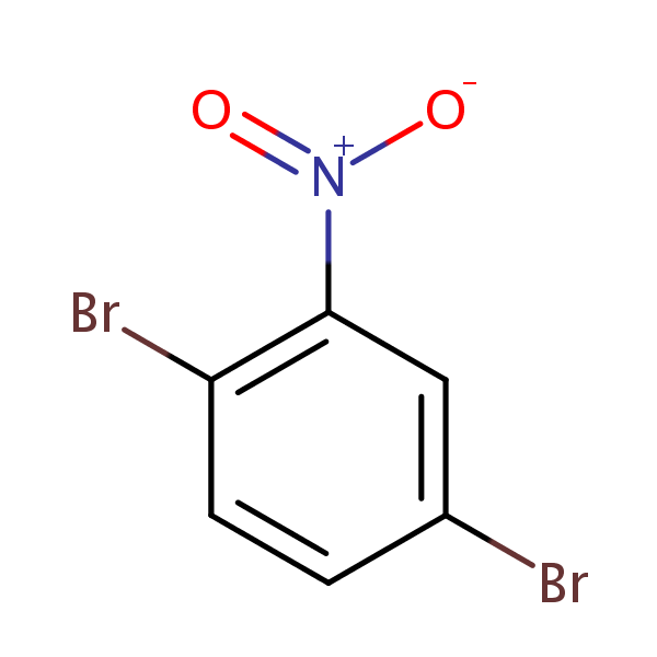 1,4-Dibromo-2-nitrobenzene structural formula