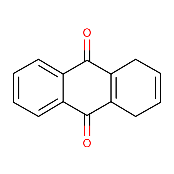 1,4-Dihydroanthraquinone structural formula