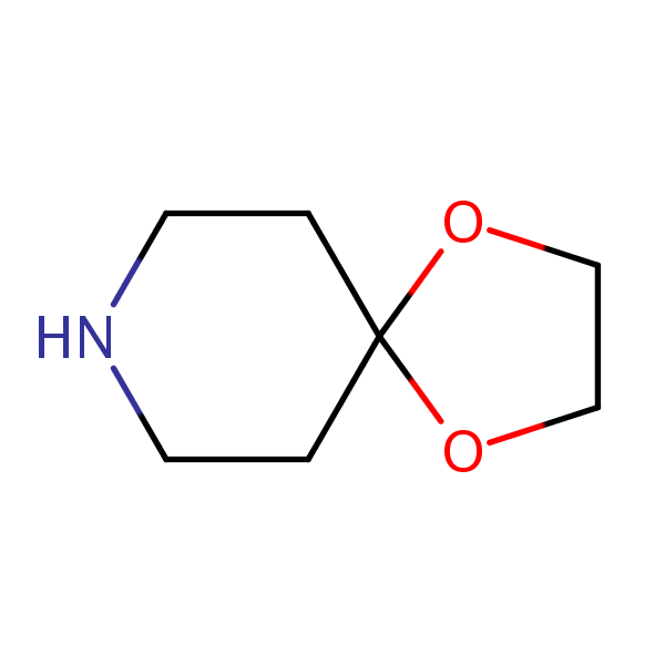 1,4-Dioxa-8-azaspiro(4.5)decane structural formula