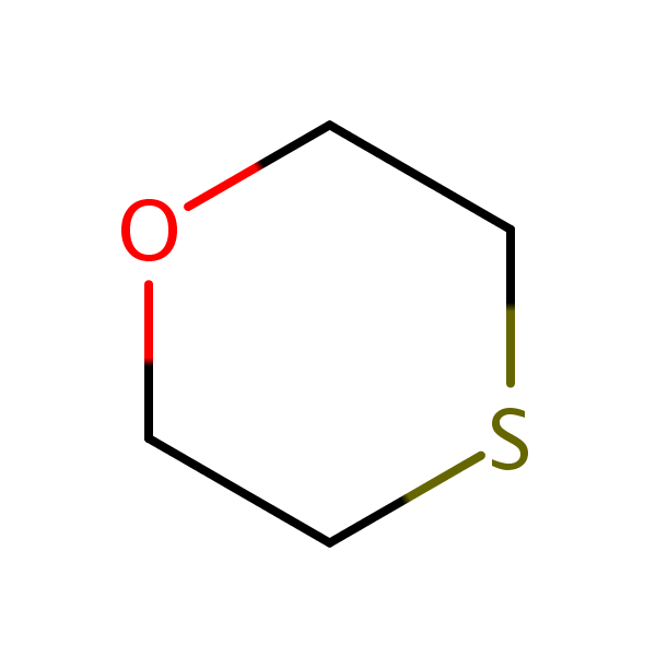 1,4-Oxathiane structural formula