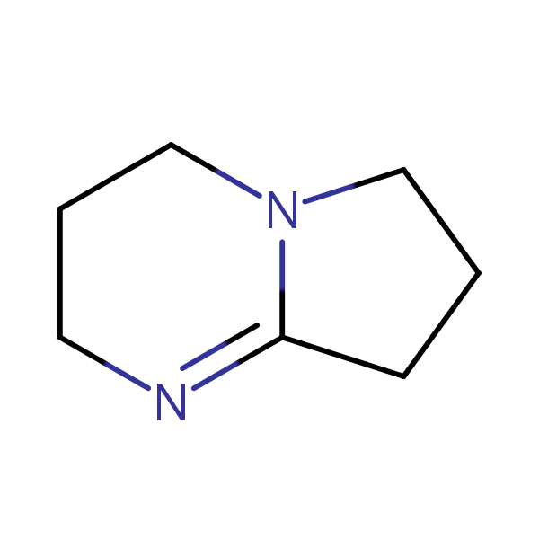 1,5-Diazabicyclo(4.3.0)non-5-ene structural formula
