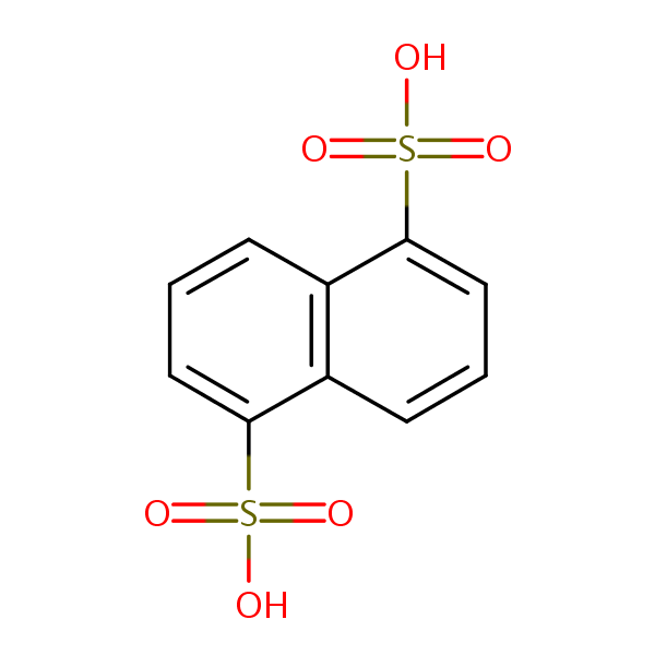 1,5-Naphthalenedisulfonic Acid structural formula