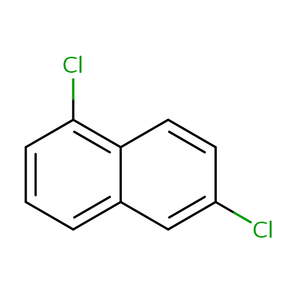 1,6-Dichloronaphthalene structural formula