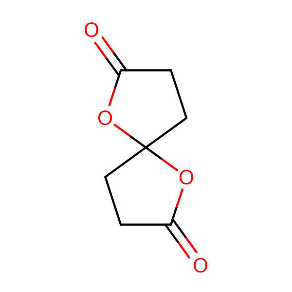 1,6-Dioxaspiro(4.4)nonane-2,7-dione structural formula