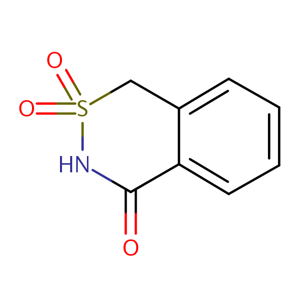1H-2,3-Benzothiazin-4(3H)-one 2,2-dioxide structural formula