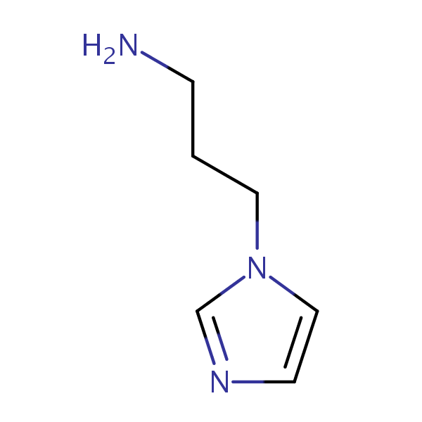 1H-Imidazole-1-propanamine structural formula