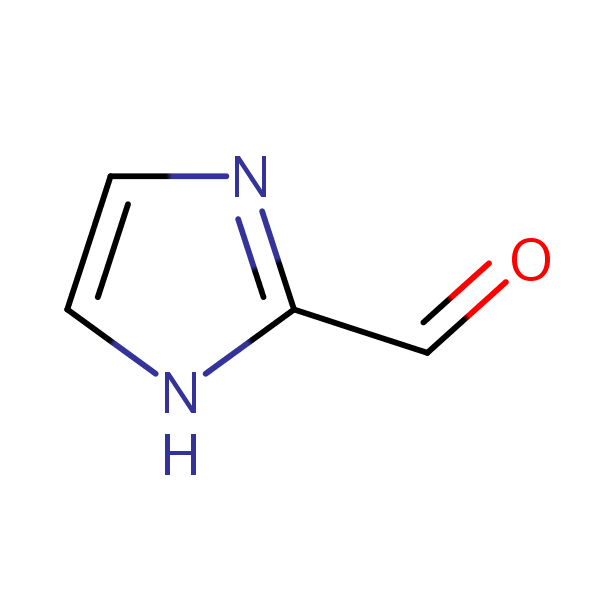 1H-Imidazole-2-carboxaldehyde structural formula