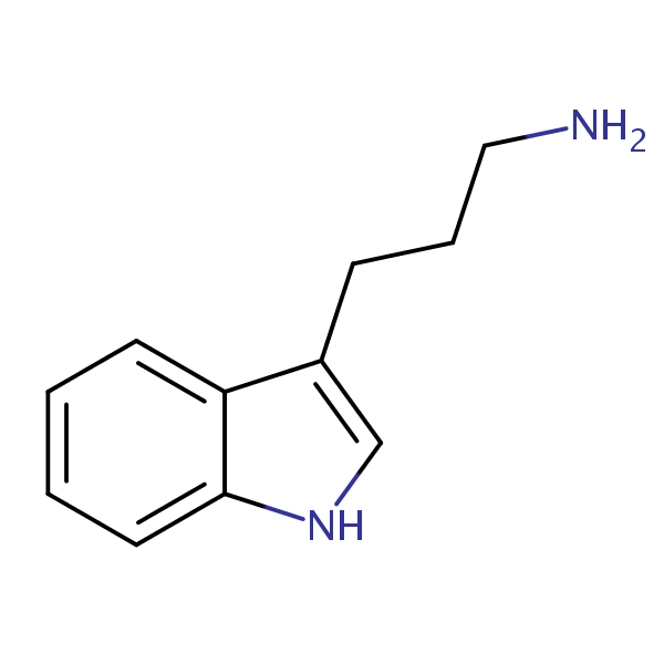 1H-Indole-3-propylamine structural formula