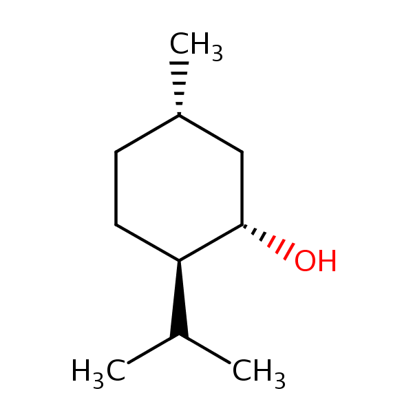 (1S,2R,5S)-(+)-Menthol structural formula
