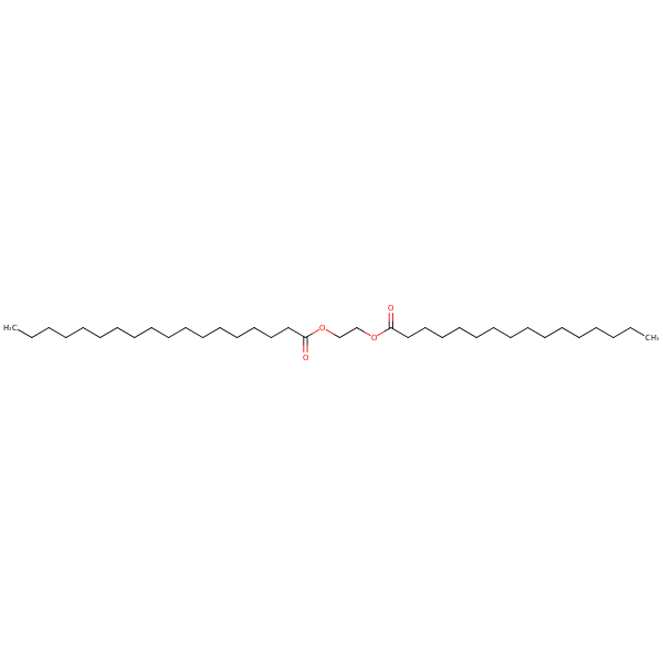 2-((1-Oxohexadecyl)oxy)ethyl stearate structural formula