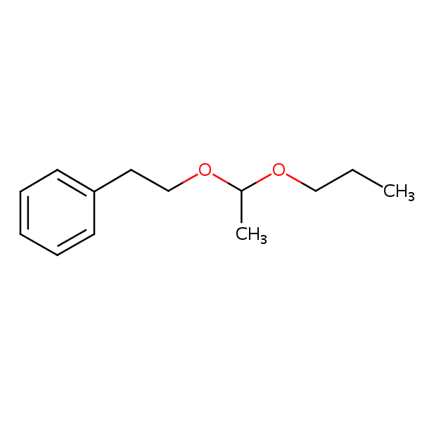 [2-(1-Propoxyethoxy)ethyl]benzene structural formula