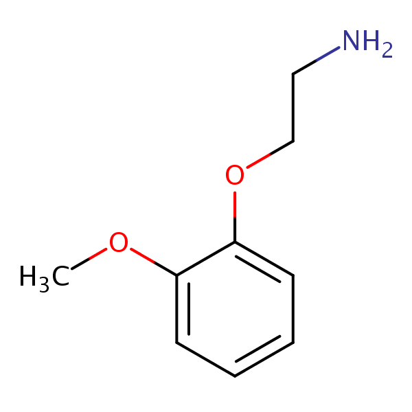 2-(2-Methoxyphenoxy)ethyl amine structural formula