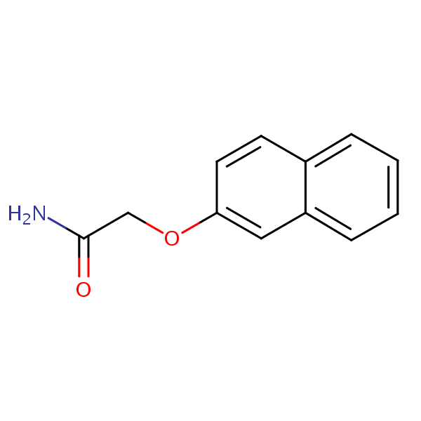 2-(2-Naphthyloxy)acetamide structural formula