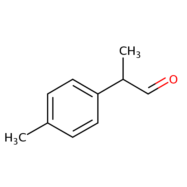 2-(4-Methylphenyl)propanal structural formula