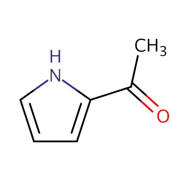 2-Acetylpyrrole structural formula