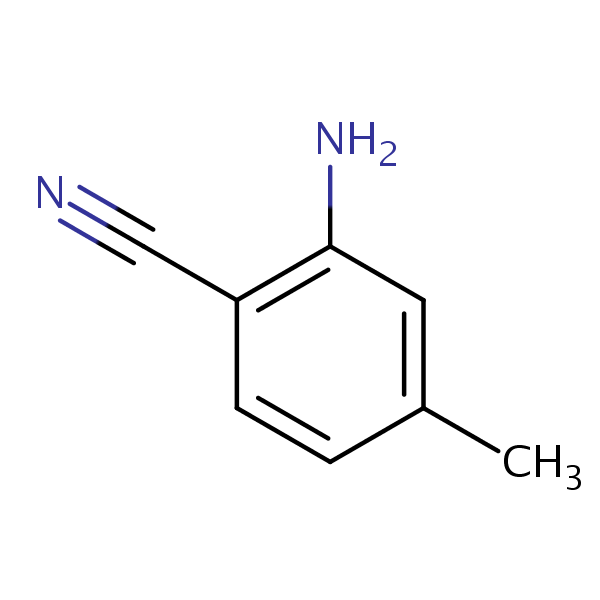 2-Amino-4-methylbenzonitrile structural formula