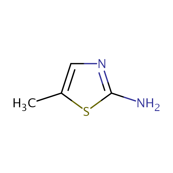 2-Amino-5-methyl-thiazole structural formula