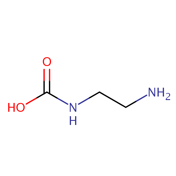 (2-Aminoethyl)carbamic acid structural formula