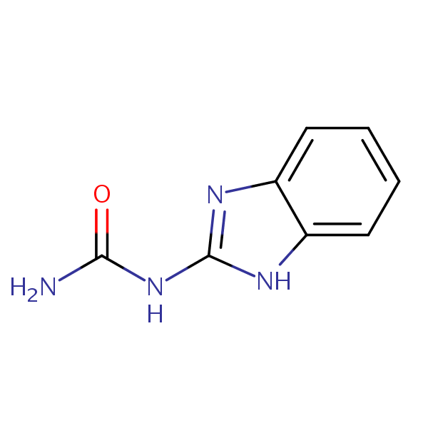 2-Benzimidazolylurea structural formula
