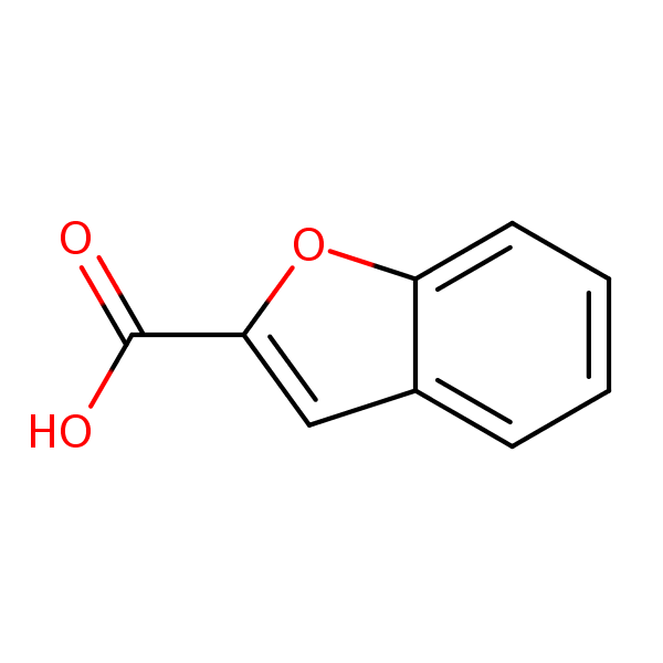 2-Benzofurancarboxylic acid structural formula