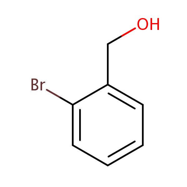 2-Bromobenzyl alcohol structural formula