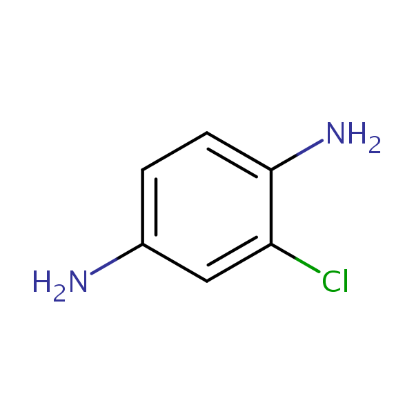 2-Chloro-1,4-diaminobenzene structural formula