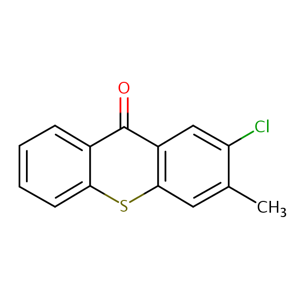 2-Chloro-3-methyl-9H-thioxanthen-9-one structural formula