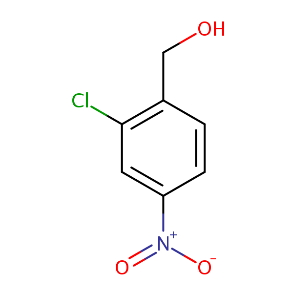 2-Chloro-4-nitrobenzyl alcohol structural formula