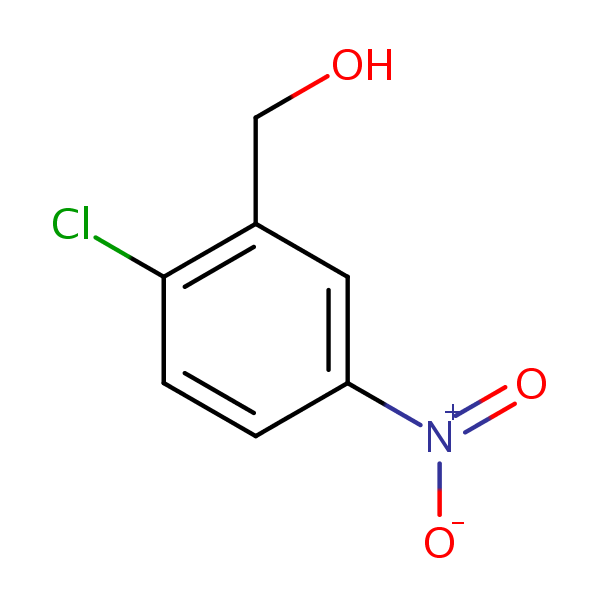 2-Chloro-5-nitrobenzyl alcohol structural formula