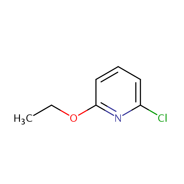 2-Chloro-6-ethoxypyridine structural formula