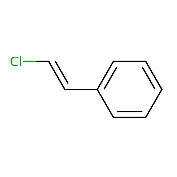 (2-Chloroethenyl)-benzene structural formula