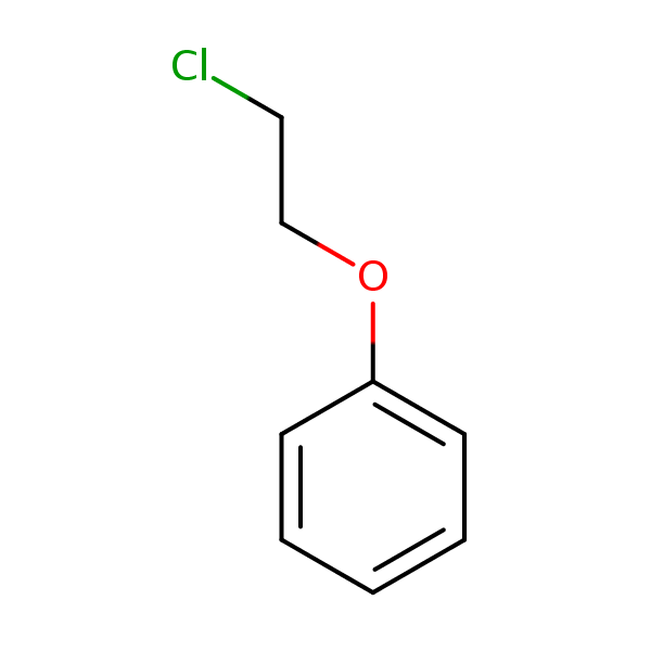 (2-Chloroethoxy)benzene structural formula