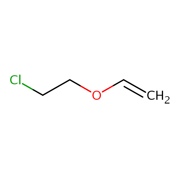 2-Chloroethyl vinyl ether structural formula