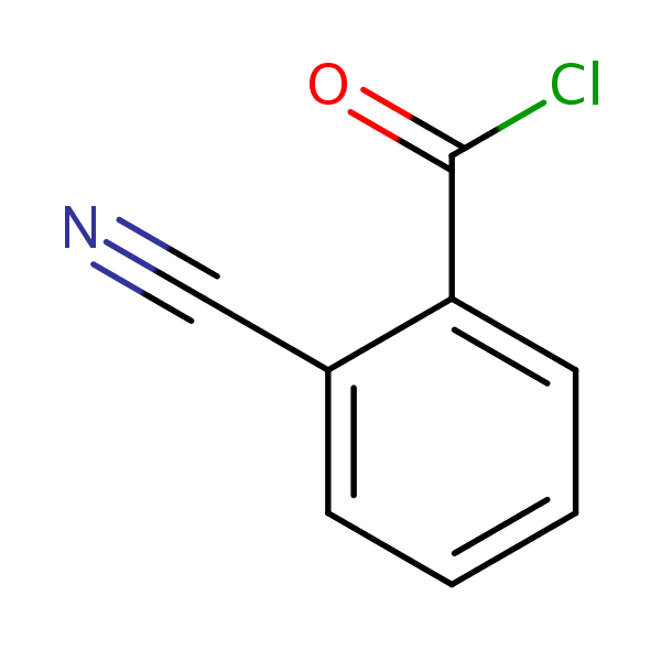 2-Cyanobenzoyl chloride structural formula