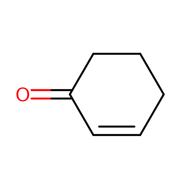 2-Cyclohexen-1-one structural formula