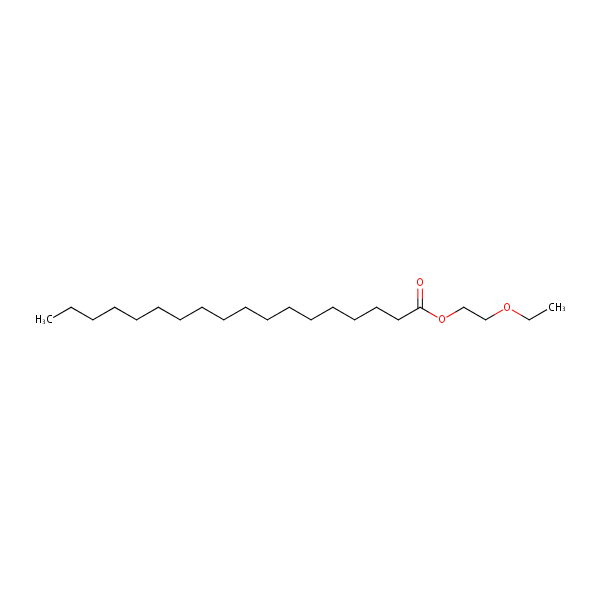 2-Ethoxyethyl stearate structural formula